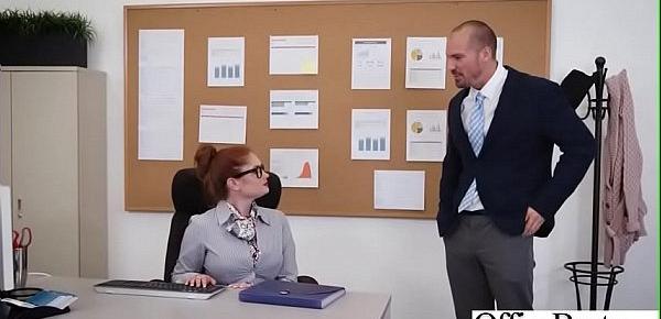  Sex In Office With Big Round Tits Girl (Lennox Luxe) video-22